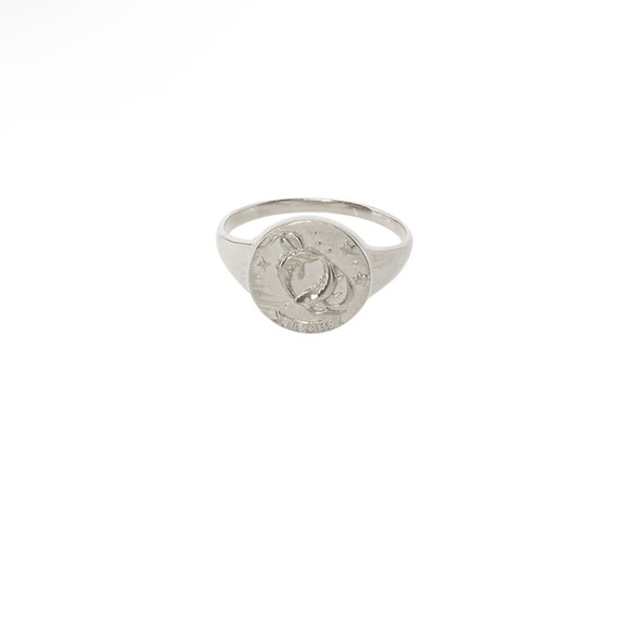 NWT Spell & The Gypsy Collective Pisces Sterling Silver Zodiac Ring - Picture 3 of 5